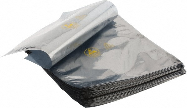 Clear Metalized Static Shield Bag: 3 mil Thick, 8