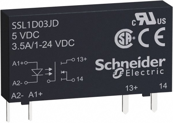 1 Pole, 1NO, 15-30 VDC Control Relay