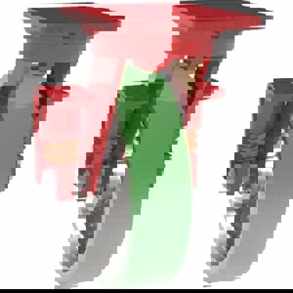 Swivel Top Plate Caster: Polyurethane, 8