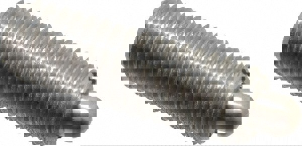 Threaded Spring Plunger: 3/8-16, 1-1/8