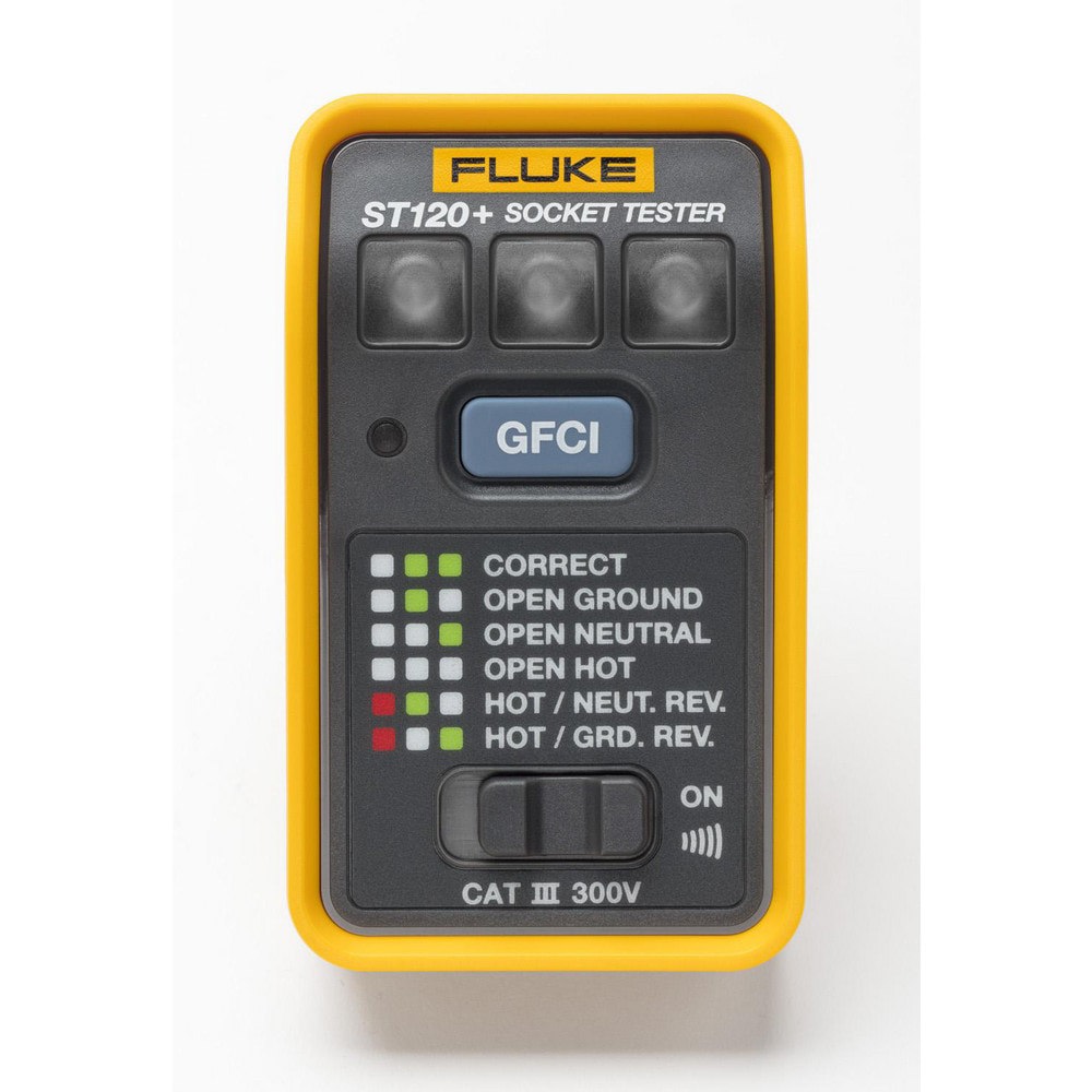Circuit Continuity & Voltage Testers; Tester Type: Voltage Tester ; Minimum Voltage: 110 VAC ; Maximum Voltage: 125 VAC ; Display Type: LED ; Audible Alert: Yes ; Standards: 300 V CAT III