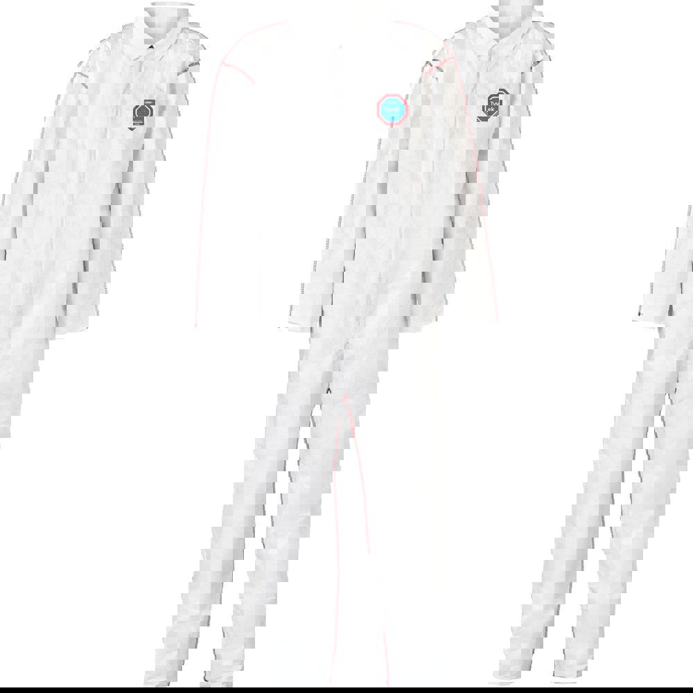 Disposable & Chemical Resistant Coveralls; Protection Type: Particle Protection ; Garment Style: Coveralls ; Size: 2X-Large ; Material: Tyvek 400 SFR ; Closure Type: Storm Flap; Zipper; Serged ; Cuff Style: Open