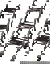 Steel Rolling Ladder: 3 Step