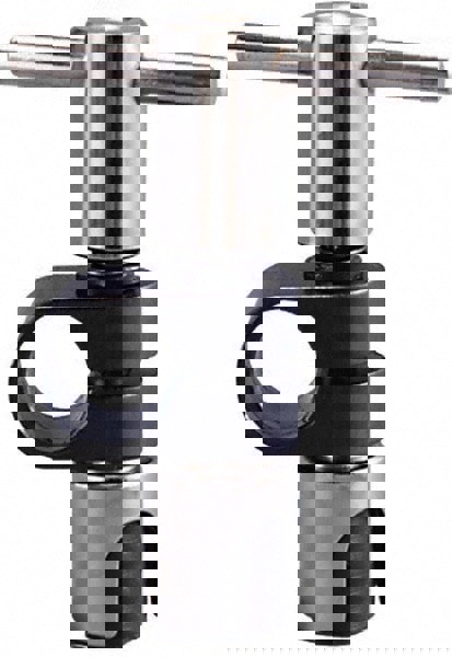 Drop Indicator Swivel Clamp: Stainless Steel & Steel