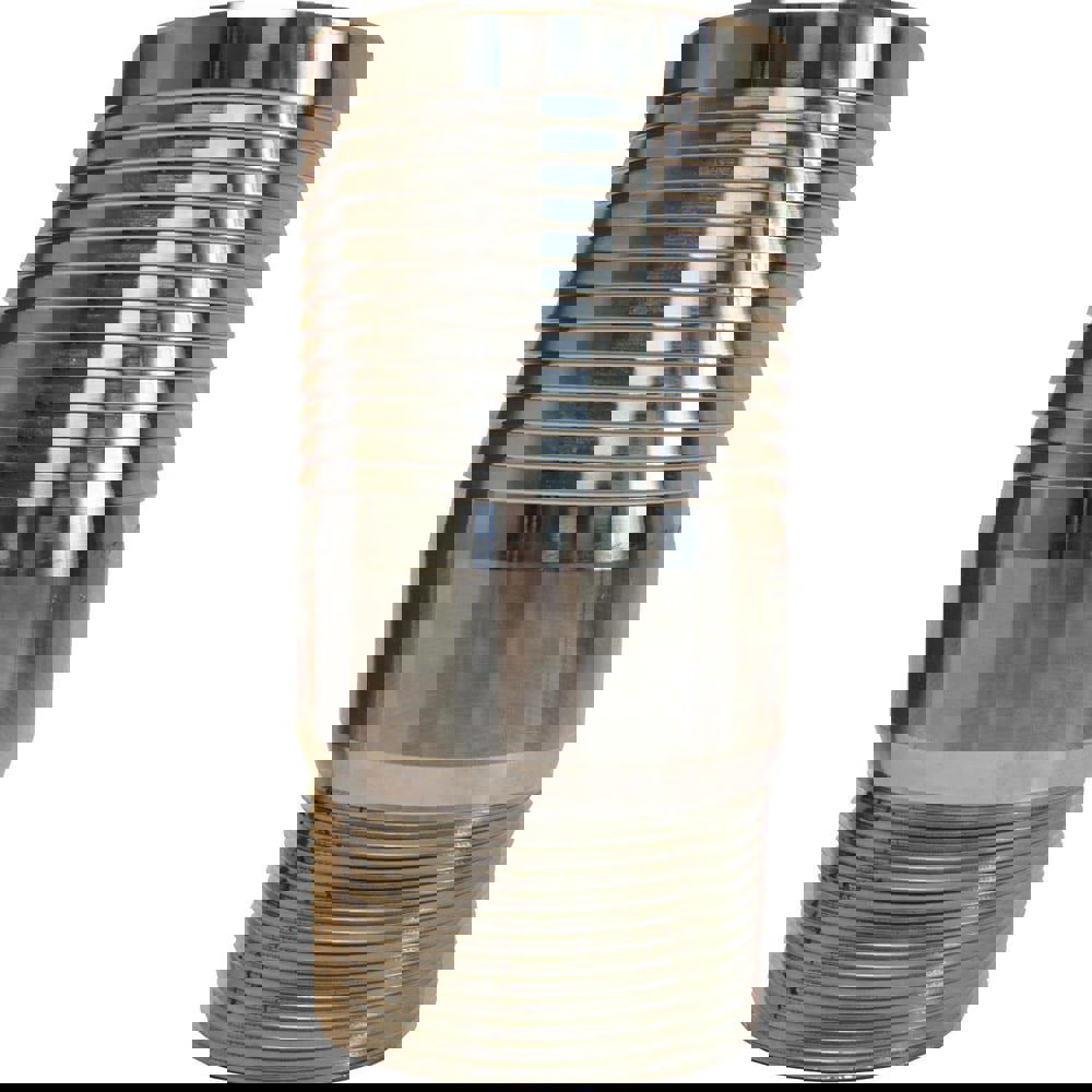 Combination Nipples For Hoses; Type: King Nipple ; Material: Plated Steel ; Thread Standard: Male NPT ; Thread Size: 2in ; Overall Length: 4.63in ; Epa Watersense Certified: No