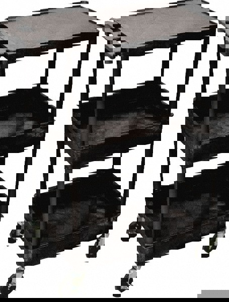 Shelf Utility Cart: Plastic, Black