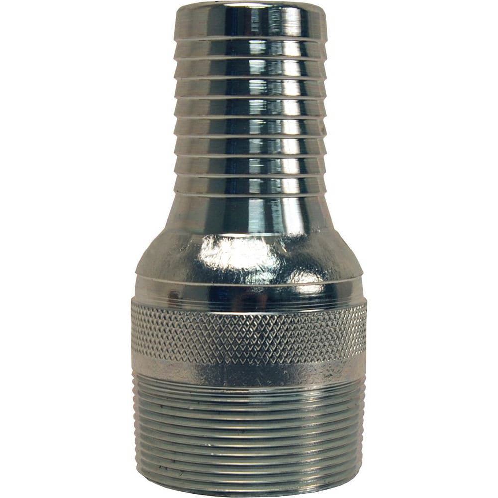 Combination Nipples For Hoses; Type: King Nipple ; Material: Plated Steel ; Thread Standard: Male NPT ; Thread Size: 2-1/2in ; Overall Length: 5.19in ; Epa Watersense Certified: No