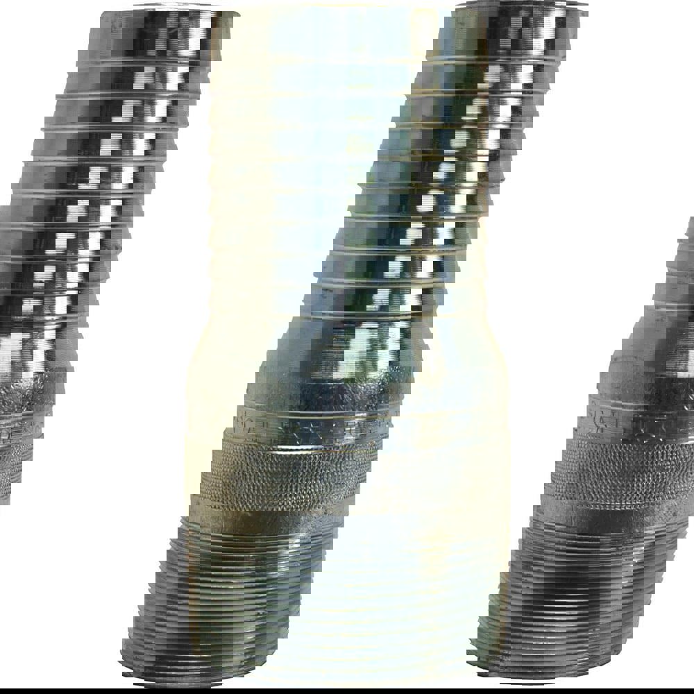 Combination Nipples For Hoses; Type: King Nipple ; Material: Plated Steel ; Thread Standard: Male NPT ; Thread Size: 3/4in ; Overall Length: 3.13in ; Epa Watersense Certified: No