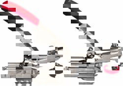 Manual Hold-Down Toggle Clamp: Horizontal, 700 lb Capacity, U-Bar, Flanged Base