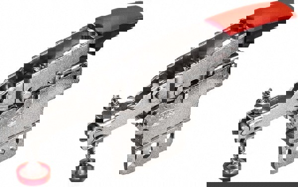 Manual Hold-Down Toggle Clamp: Horizontal, 450 lb Capacity, U-Bar, Straight Base