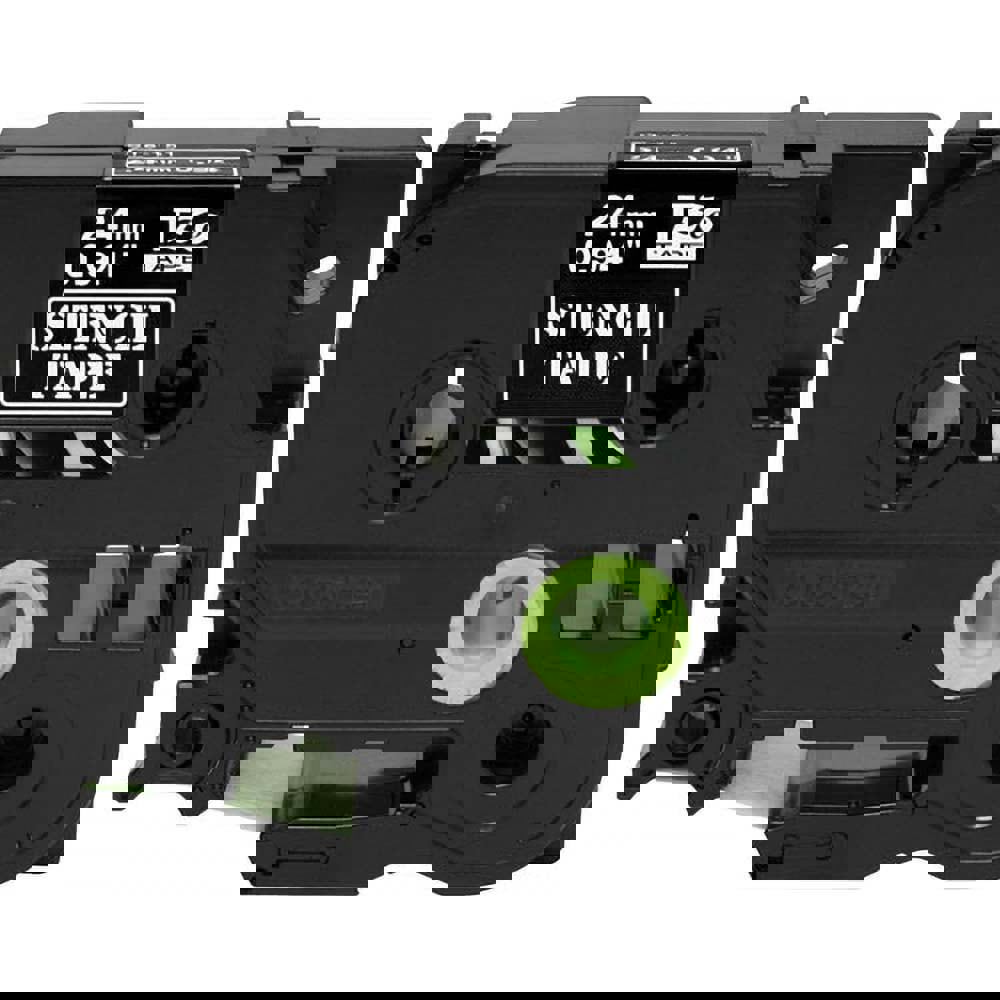 Stencil Tape Ribbon: 9.8' Long, Black & White