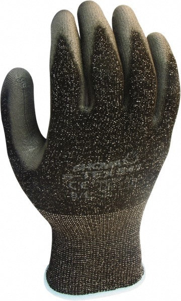 Cut, Puncture & Abrasive-Resistant Gloves: Size S, ANSI Cut A4, ANSI Puncture 3, Polyurethane, HPPE Fiber & Stainless Steel