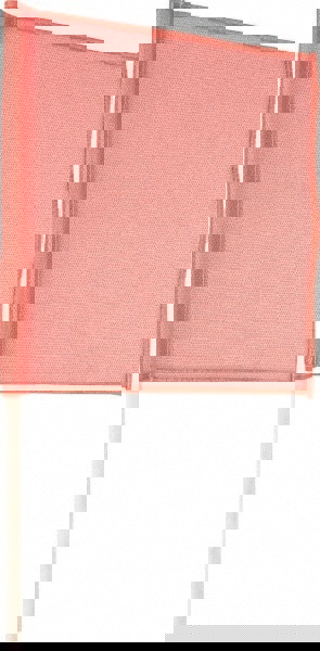 18 Inch Wide x 18 Inch High Vinyl Mesh Warning Flag