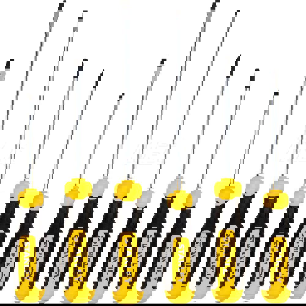 Screwdriver Set: 6 Pc, Phillips & Slotted