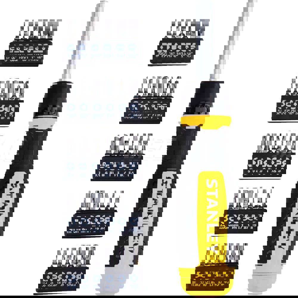 Screwdriver Insert Bit Set: 1/4