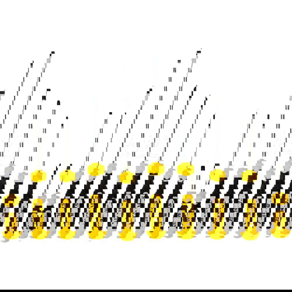 Screwdriver Set: 10 Pc, Phillips & Slotted