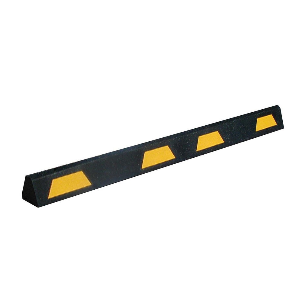Speed Bumps, Parking Curbs & Accessories; Type: Car Stop ; Material: Recycled Rubber ; Length (Inch): 72 ; Color: Black ; Height: 4-1/2 ; Width: 6