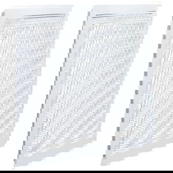 Registers & Diffusers; Type: Ceiling Return Grille ; Style: Cubed Core ; Material: Plastic ; Width (Decimal Inch - 4 Decimals): 23.7500 ; Height: 2 ; Length (Decimal Inch - 4 Decimals): 23.7500