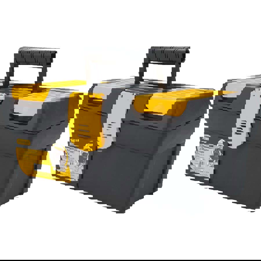 Polypropylene Tool Box: 1 Drawer, 4 Compartment