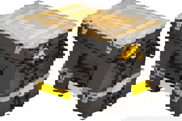 12 Compartment Black/Yellow Small Parts Compartment Box