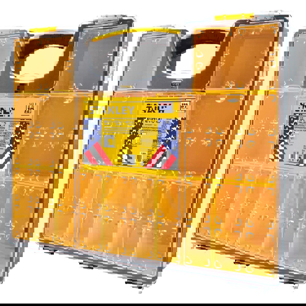 Small Parts Boxes & Organizers; Product Type: Organizer ; Lock Type: Clasp ; Number of Dividers: 10 ; Removable Dividers: Yes