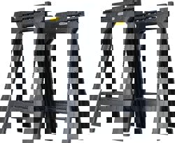 Folding Sawhorse - Twin Pack: Gray