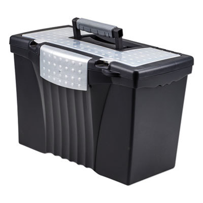 Storex File Storage Box with Organizer L