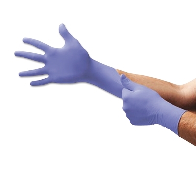 Series Microflex Supreno Disposable Gloves: Size Medium, 4.3 mil, Uncoated-Coated Nitrile, Medical Grade, Unpowdered