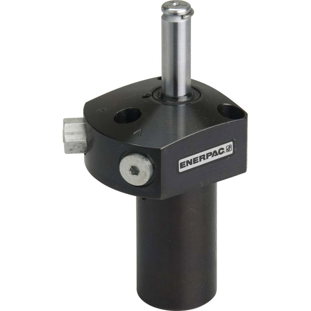 Hydraulic Swing Clamp: 1,100 lb Clamp Force, Left Hand Swing, 0.89