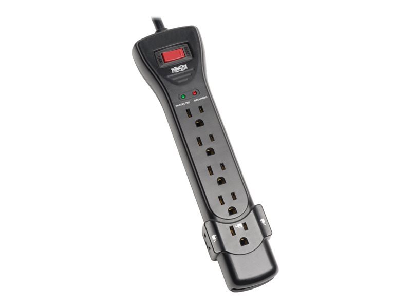 7 OUTLET SURGE PROTECTOR 2160 J BLACK SU