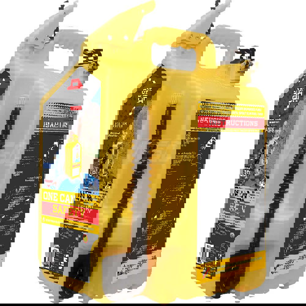 Safety Can: 5 gal, Polyethylene