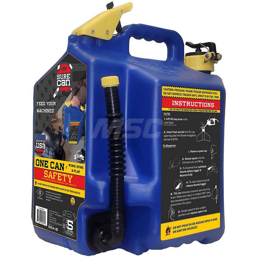 Safety Can: 5 gal, Polyethylene