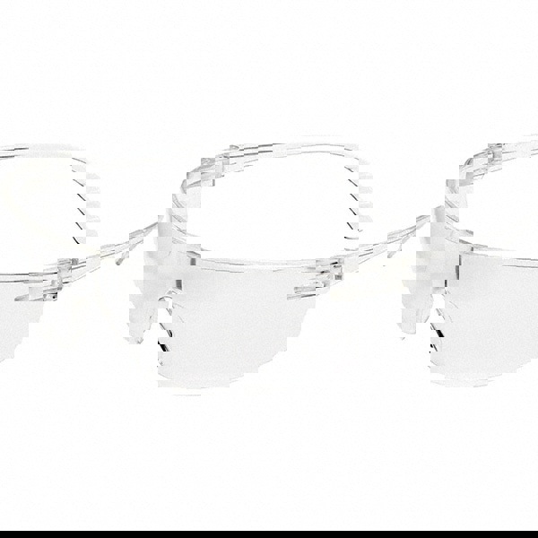 Safety Glass: Anti-Fog, Polycarbonate, Clear Lenses, Frameless, UV Protection