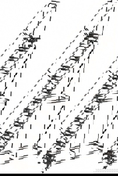 Steel Rolling Ladder: 12 Step