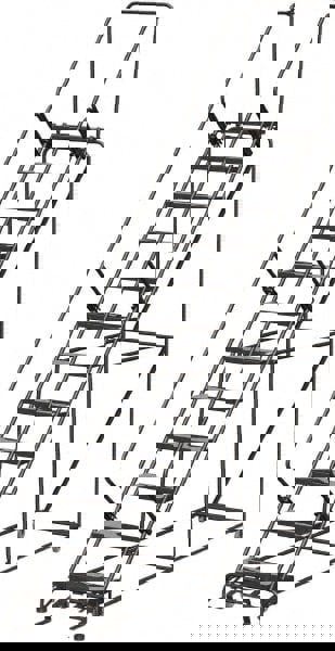 Steel Rolling Ladder: 12 Step