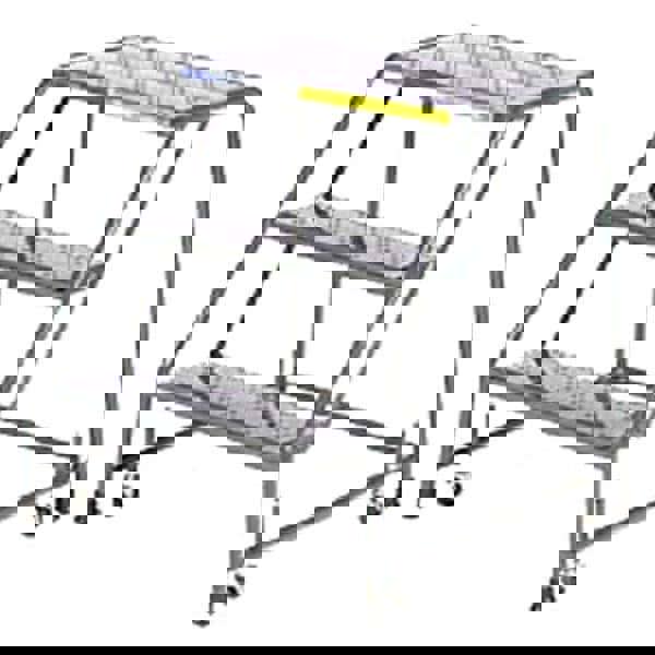 3-Step Steel Step Ladder: 28-1/2