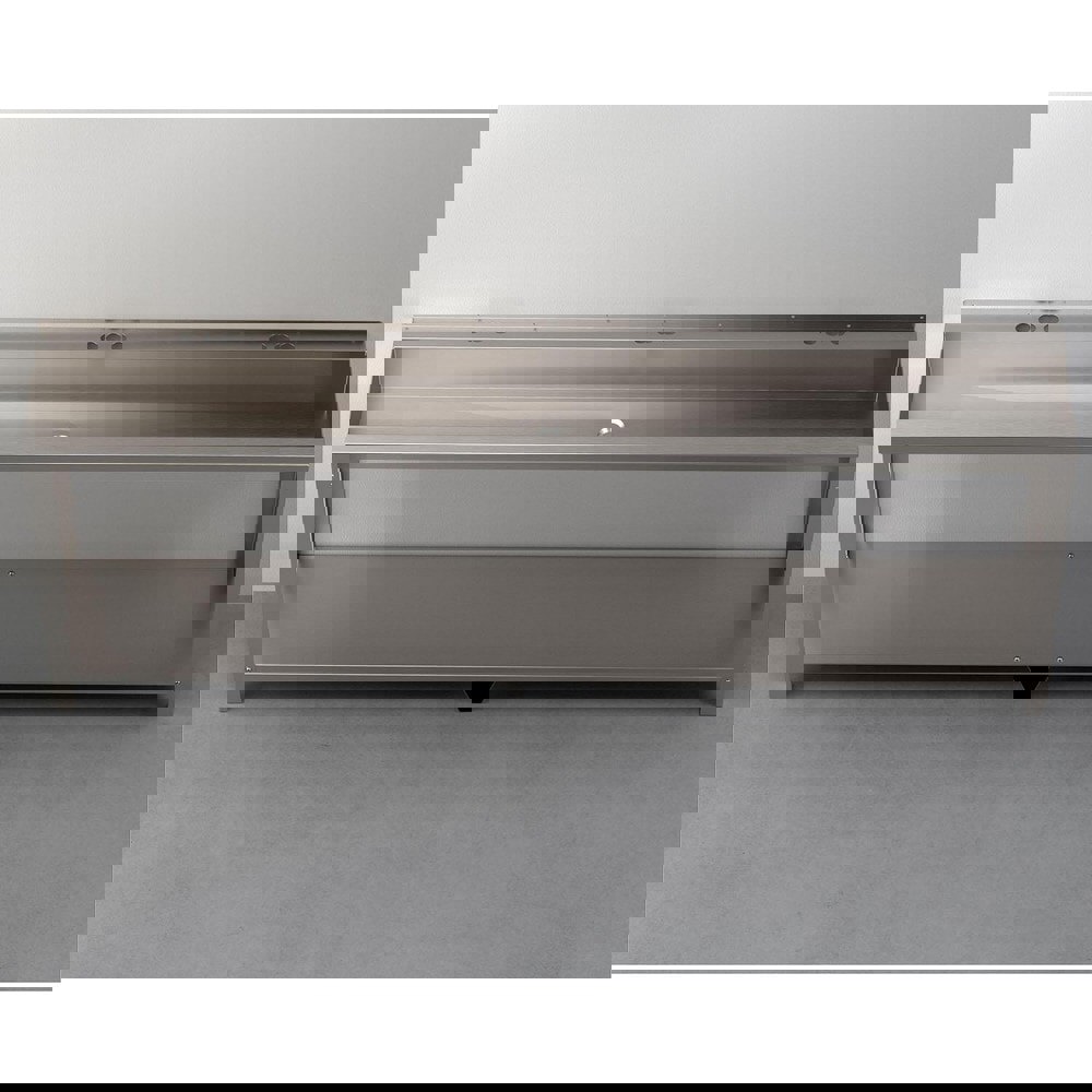 Trough Sink: Wall Mount, 1 Compartment, 304 Stainless Steel