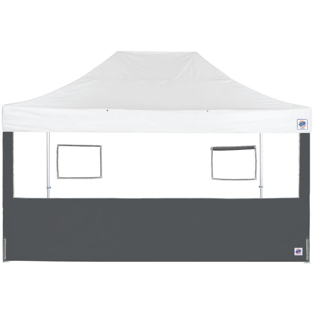 Temporary Structure Parts & Accessories; Product Type: Sidewall ; Material: Polyester ; For Use With: Eclipse ; Color: Steel Gray ; Includes: (1) 15' Food Booth Sidewall (Steel Gray) ; UNSPSC Code: 95141700
