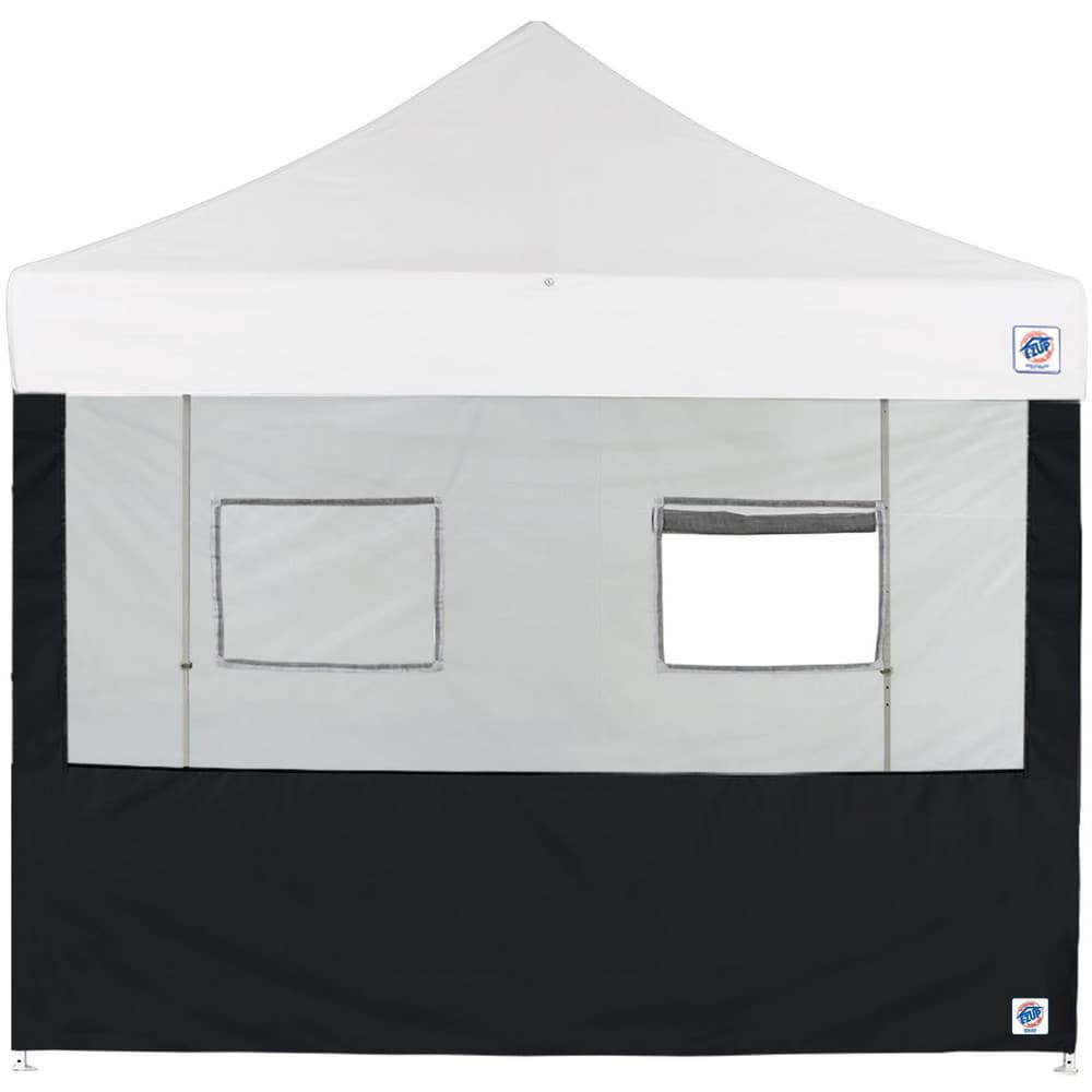 Temporary Structure Parts & Accessories; Product Type: Sidewall ; Material: Polyester ; For Use With: Eclipse ; Color: Black ; Includes: (1) 8' Food Booth Sidewall w/ 2 Serving Windows (Black) ; UNSPSC Code: 95141700