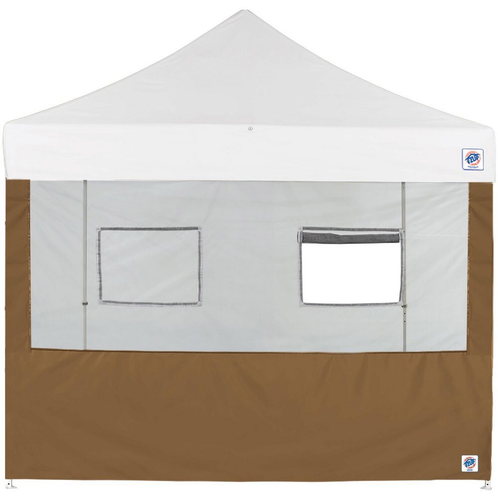 Temporary Structure Parts & Accessories; Product Type: Sidewall ; Material: Polyester ; For Use With: Eclipse ; Color: Coyote Brown ; Includes: (1) 8' Food Booth Sidewall w/ 2 Serving Windows (Coyote Brown) ; UNSPSC Code: 95141700