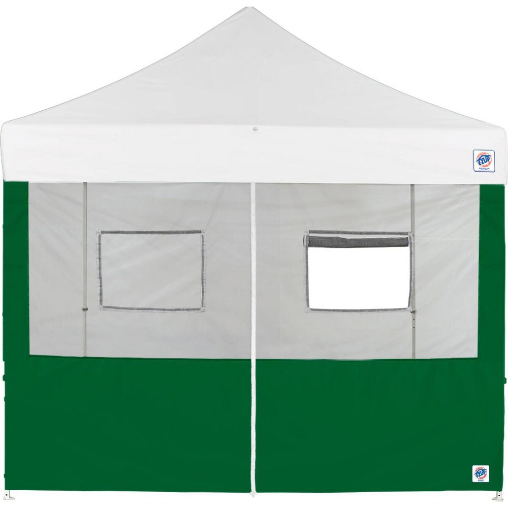 Temporary Structure Parts & Accessories; Product Type: Sidewall ; Material: Polyester ; For Use With: Eclipse, Endeavor, Enterprise, Express, Vantage, Pyramid ; Color: Forest Green ; Includes: (1) 10' Mid-Zip Food Booth Sidewall (Forest Green)