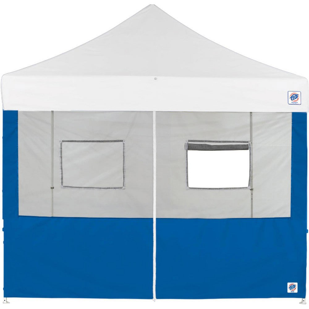 Temporary Structure Parts & Accessories; Product Type: Sidewall ; Material: Polyester ; For Use With: Eclipse, Endeavor, Enterprise, Express, Vantage, Pyramid ; Color: Royal Blue ; Includes: (1) 10' Mid-Zip Food Booth Sidewall (Royal Blue)