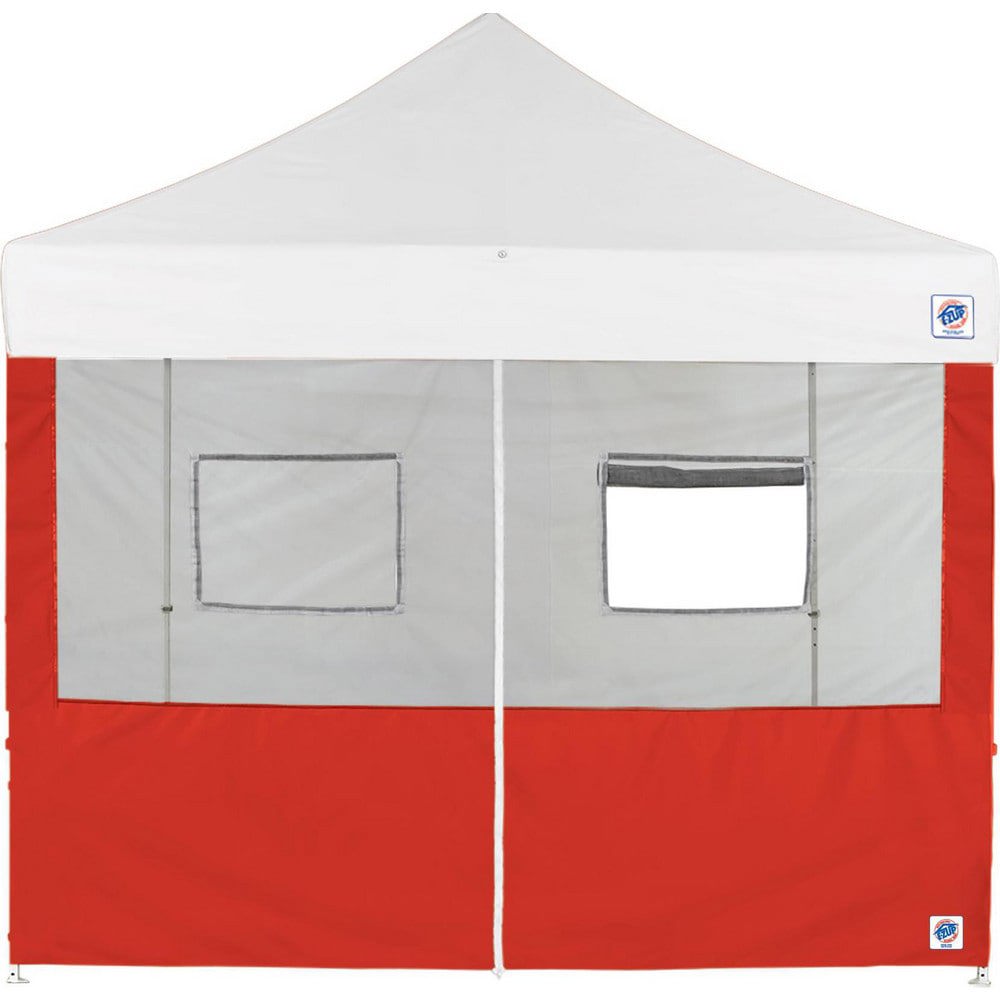 Temporary Structure Parts & Accessories; Product Type: Sidewall ; Material: Polyester ; For Use With: Eclipse, Endeavor, Enterprise, Express, Vantage, Pyramid ; Color: Red ; Includes: (1) 10' Mid-Zip Food Booth Sidewall (Red) ; UNSPSC Code: 95141700