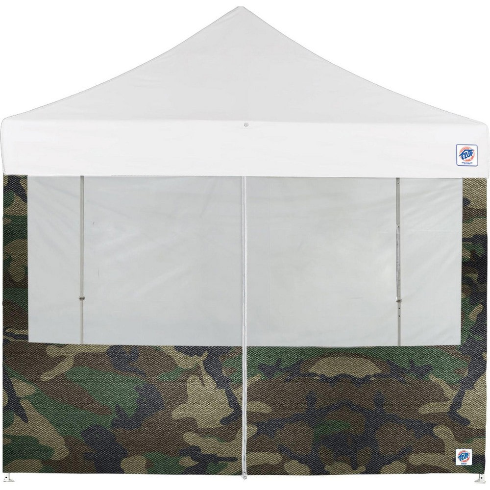 Temporary Structure Parts & Accessories; Product Type: Sidewall ; Material: Polyester ; For Use With: Eclipse, Endeavor, Enterprise, Express, Vantage, Pyramid ; Color: Woodland Camo ; Includes: (1) 10' Mid-Zip Food Booth Sidewall (Woodland Camo)