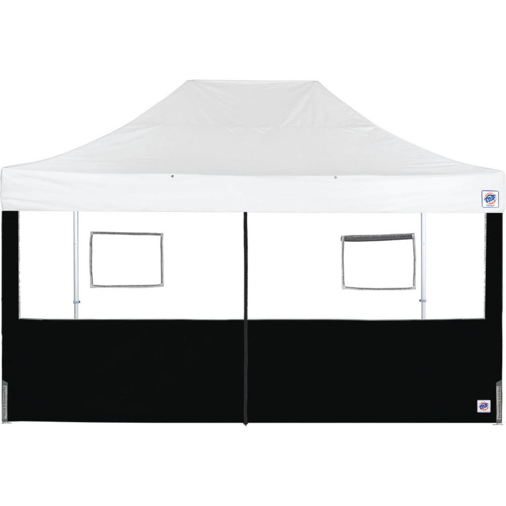 Temporary Structure Parts & Accessories; Product Type: Sidewall ; Material: Polyester ; For Use With: Eclipse ; Color: Black ; Includes: (1) 15' Mid-Zip Food Booth Sidewall (Black) ; UNSPSC Code: 95141700