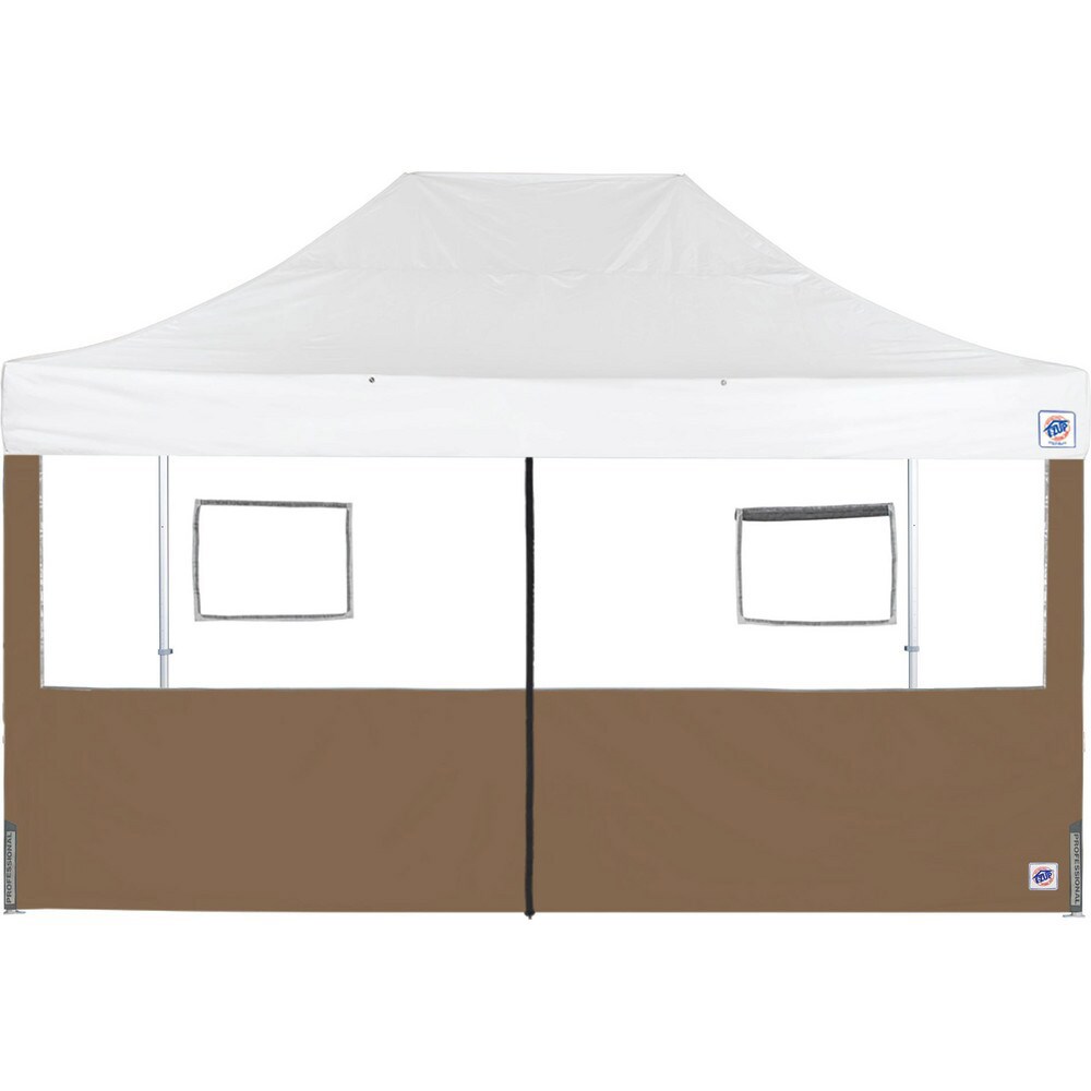 Temporary Structure Parts & Accessories; Product Type: Sidewall ; Material: Polyester ; For Use With: Eclipse ; Color: Coyote Brown ; Includes: (1) 15' Mid-Zip Food Booth Sidewall (Coyote Brown) ; UNSPSC Code: 95141700