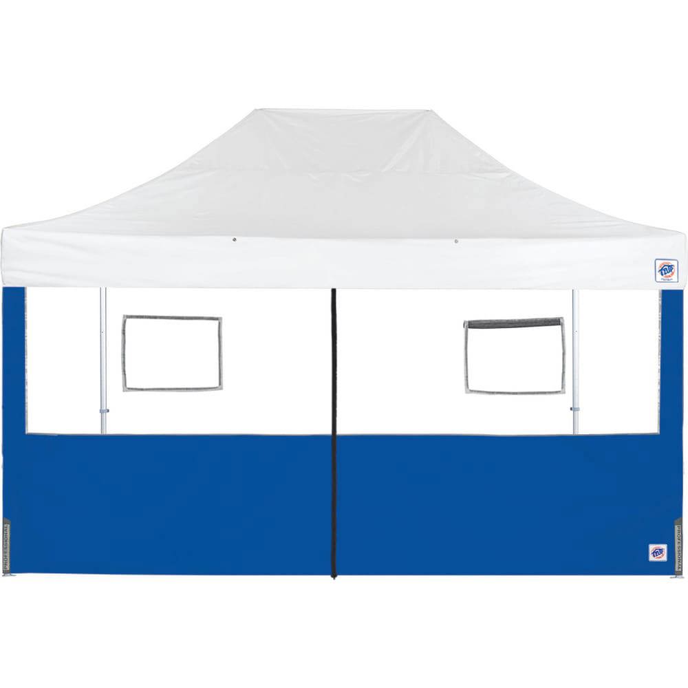 Temporary Structure Parts & Accessories; Product Type: Sidewall ; Material: Polyester ; For Use With: Eclipse ; Color: Royal Blue ; Includes: (1) 15' Mid-Zip Food Booth Sidewall (Royal Blue) ; UNSPSC Code: 95141700