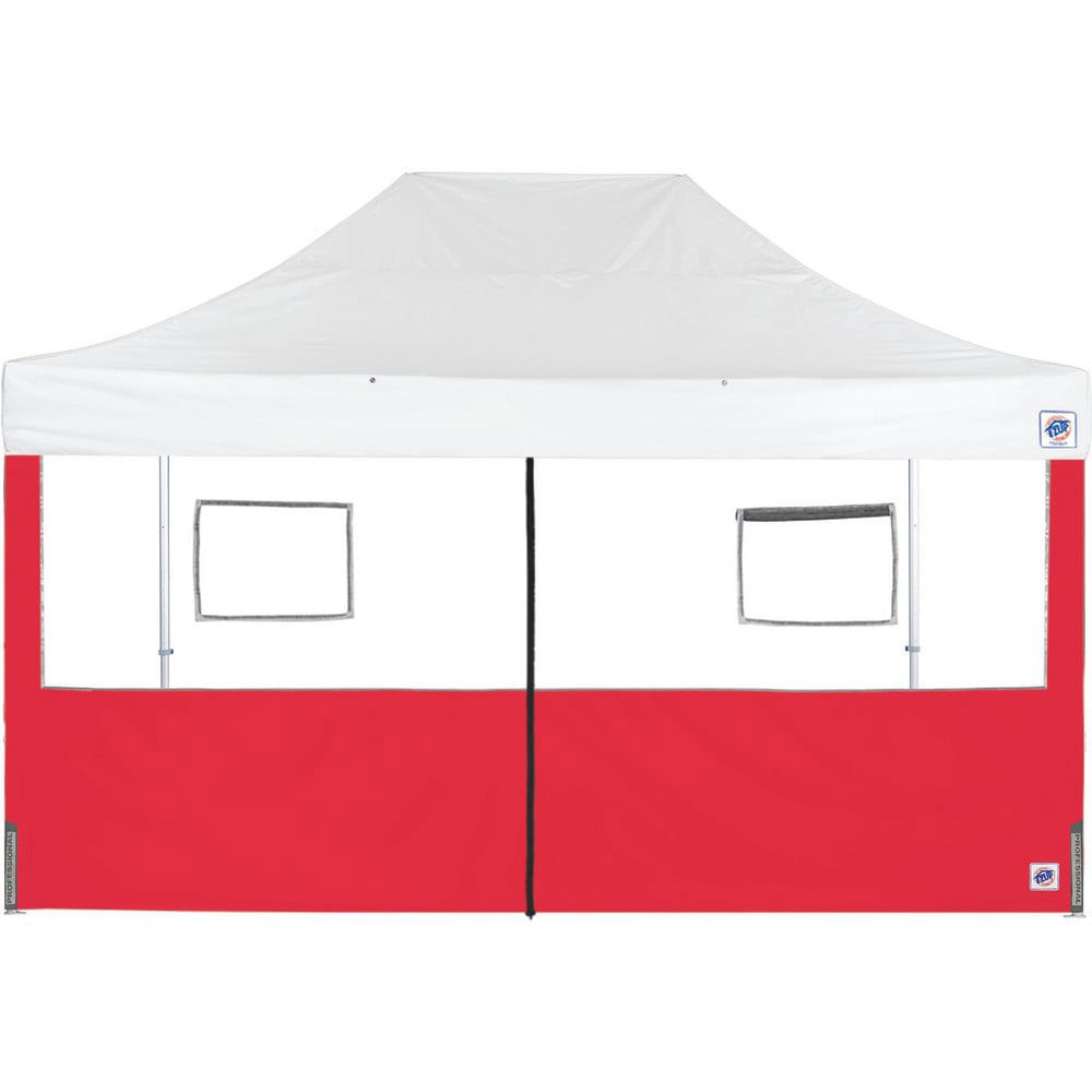 Temporary Structure Parts & Accessories; Product Type: Sidewall ; Material: Polyester ; For Use With: Eclipse ; Color: Red ; Includes: (1) 15' Mid-Zip Food Booth Sidewall (Red) ; UNSPSC Code: 95141700