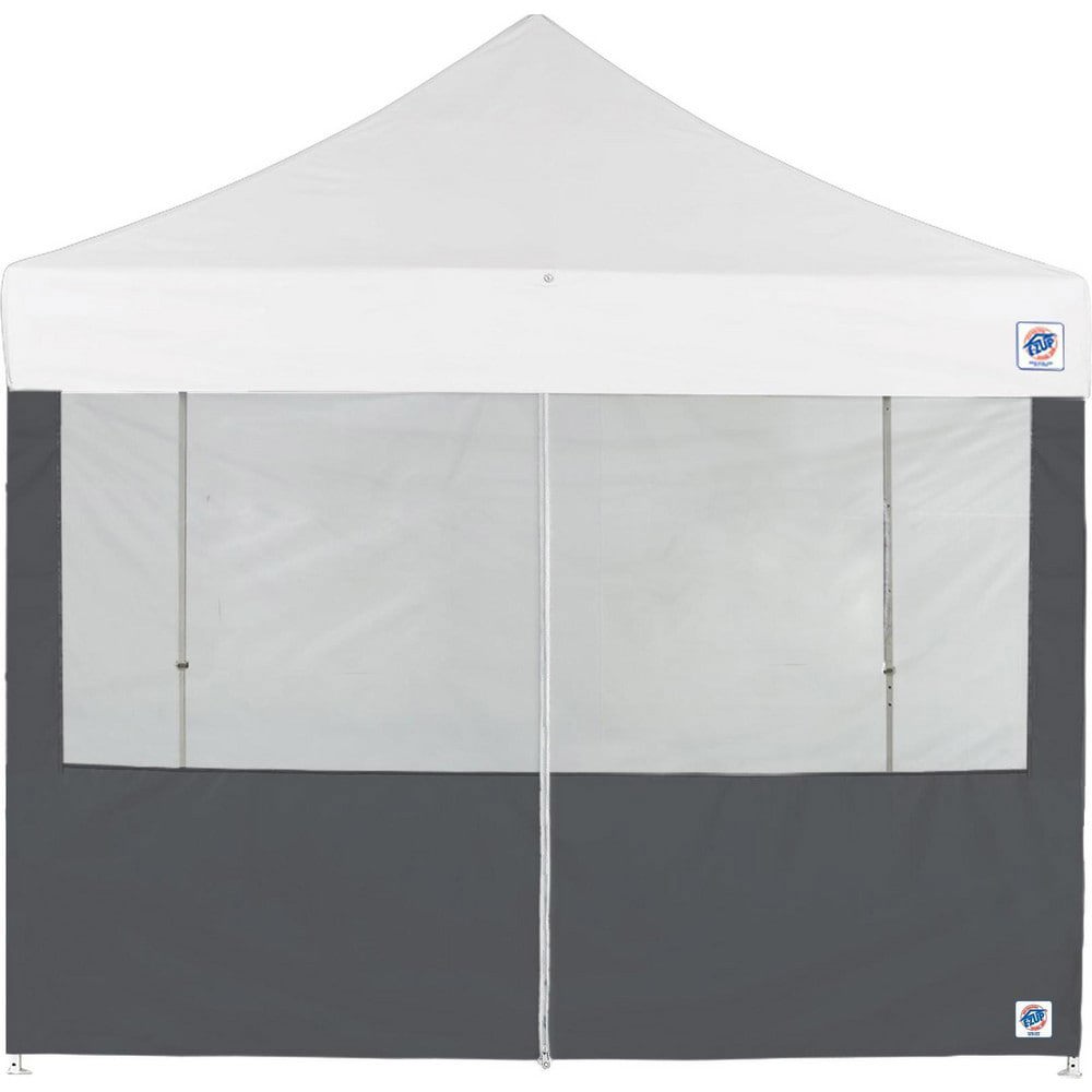 Temporary Structure Parts & Accessories; Product Type: Sidewall ; Material: Polyester ; For Use With: Eclipse ; Color: Steel Gray ; Includes: (1) 8' Mid-Zip Food Booth Sidewall (Steel Gray) ; UNSPSC Code: 95141700
