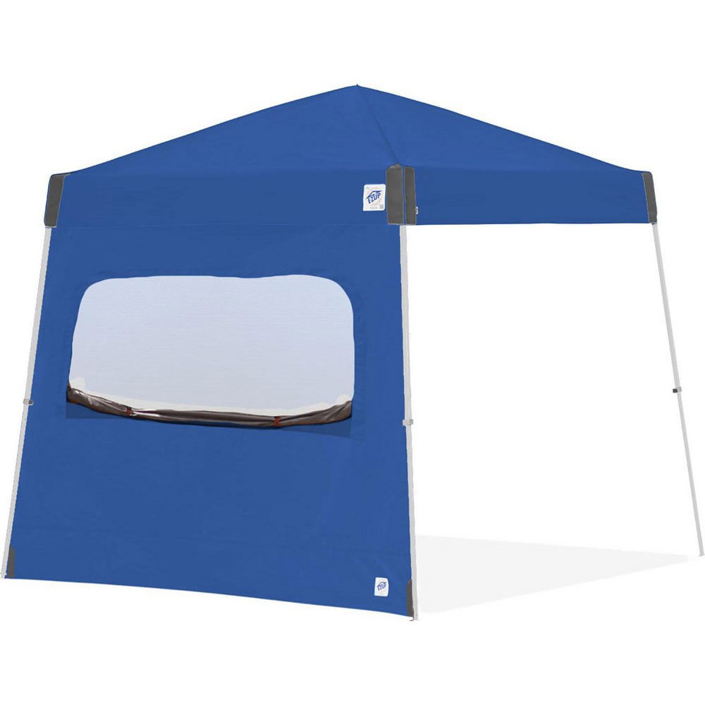 Temporary Structure Parts & Accessories; Product Type: Sidewall ; Material: Polyester ; For Use With: Vista ; Color: Royal Blue ; Includes: (1) 12' Angled Sidewall with Mesh Window (Royal Blue)